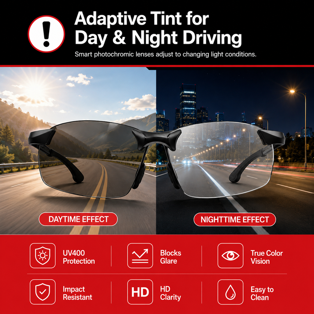 🚨 Limited Time Offer: 50% OFF Ends Today——Polarized Anti-Glare Driving Glasses