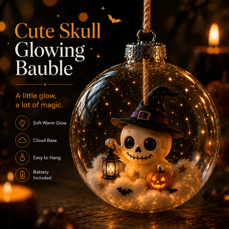 🎁Last Day — Limted Time 70% OFF！🎃 Limited Halloween Collection-Glowing Halloween Ornament