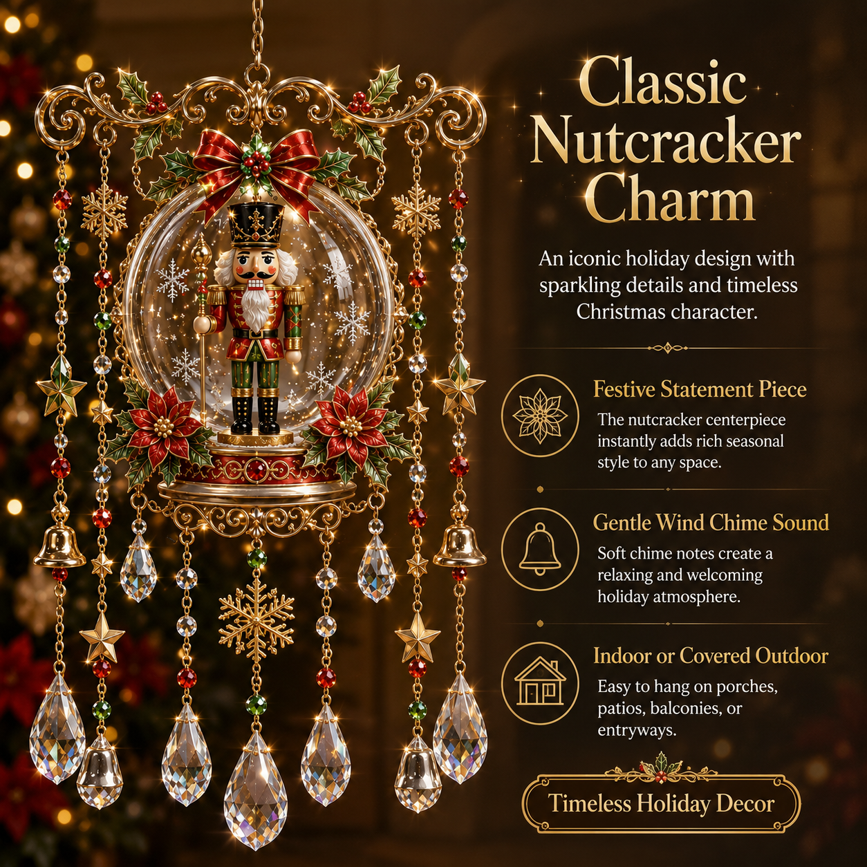 🎁Last Day — Limted Time 70% OFF！Magical Christmas Wind Chime