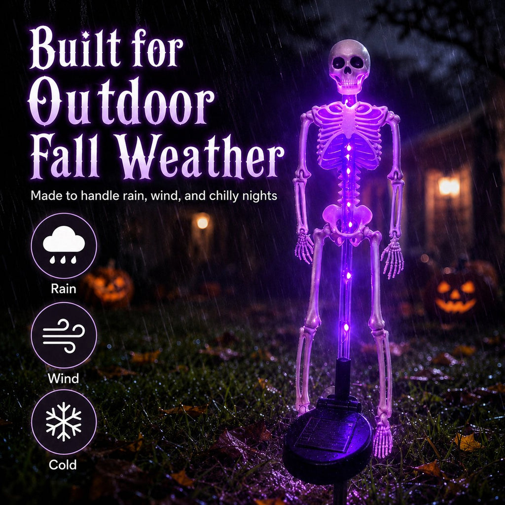 💥 Last Day 48% OFF——💀 Solar Skeleton Yard Stake