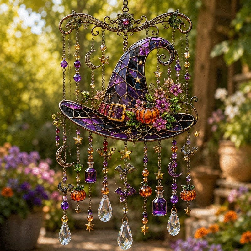 🔥Halloween Early Bird Special: Enjoy 70% OFF —— Halloween Themed Crystal Wind Chime