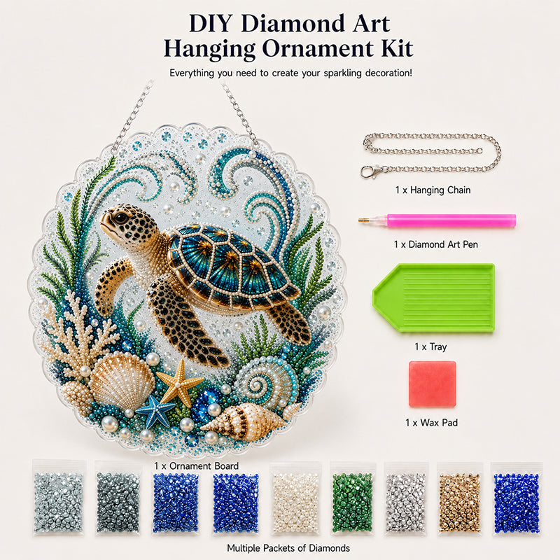 🔥Last Day 70% OFF——🌊✨Ocean Theme Pearl Art DIY Kit