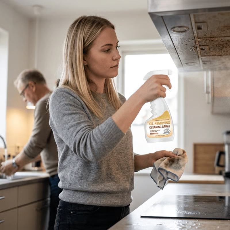 💥 Say Goodbye to Grease! 🧼 Powerful Kitchen Degreaser Spray – Cuts Through Tough Grease in Seconds