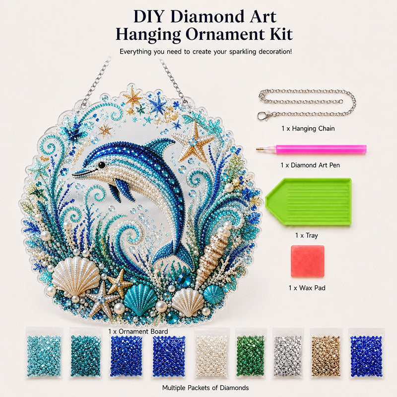 🔥Last Day 70% OFF——🌊✨Ocean Theme Pearl Art DIY Kit