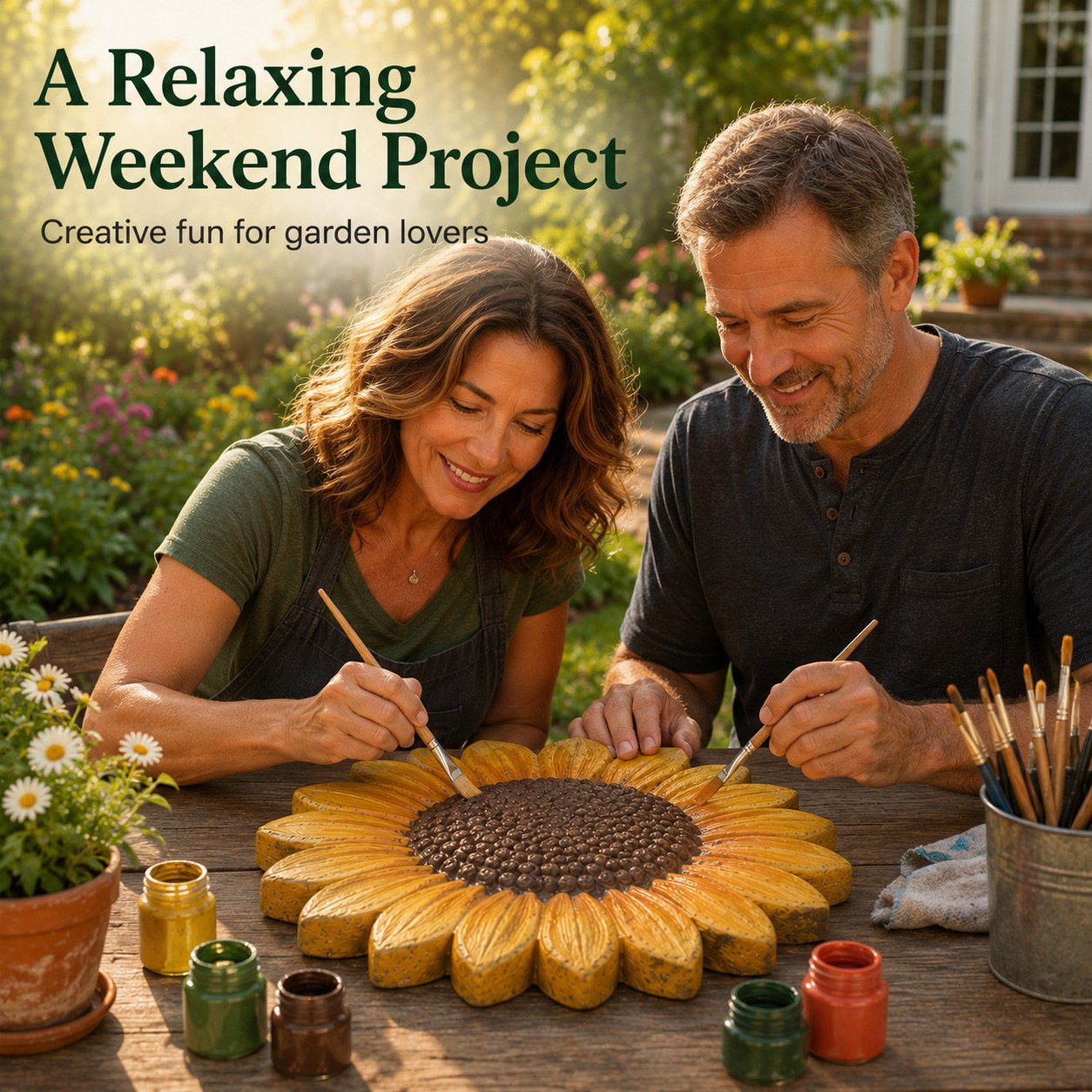 💥 LAST DAY70% OFF - 🌻 Reusable Sunflower Stepping Stone Mold (📦Buy 2 Free Shipping)