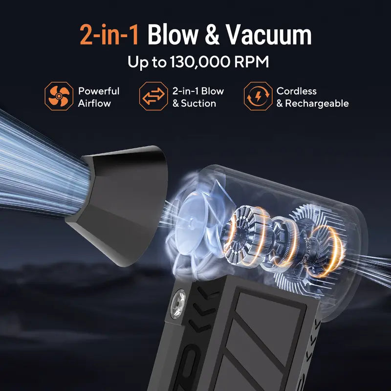 🔥Last Day 70% OFF——2-in-1 Cordless Air Duster & Vacuum