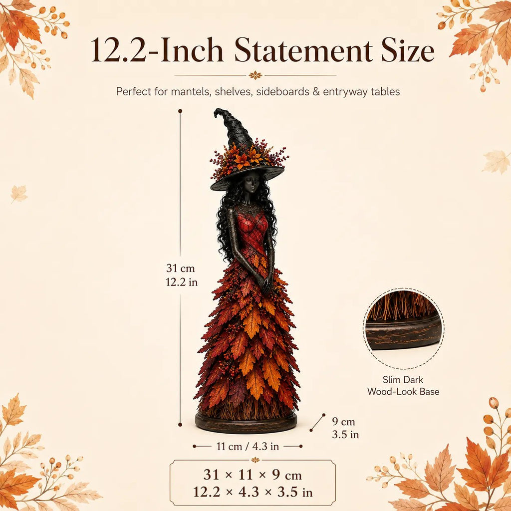 🔥Halloween Early Bird Special: Enjoy 70% OFF——🧙Enchanted Autumn Witch Figurine (✨2026 Limited Edition)