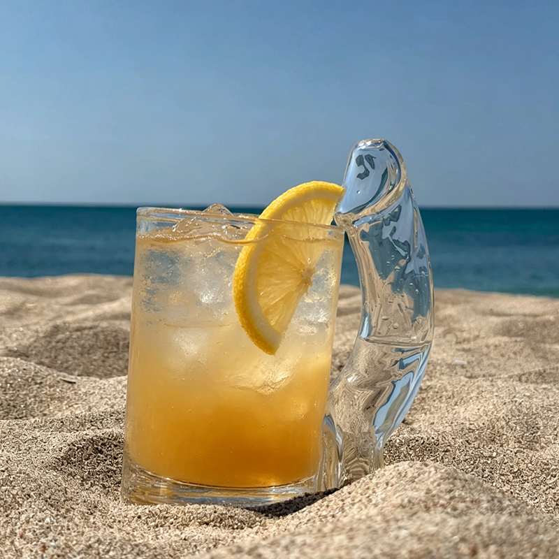 💥LIMITED TIME 50% OFF-Fun D-Cup Shaped Glass Cocktail Glass