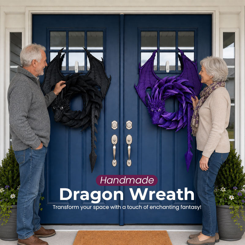 🔥Last Day 70% OFF —— Handmade Dragon Wreath