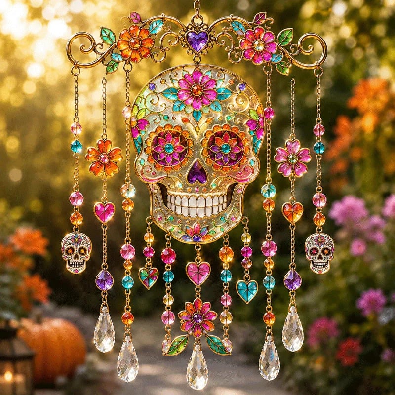🔥Halloween Early Bird Special: Enjoy 70% OFF —— Halloween Themed Crystal Wind Chime