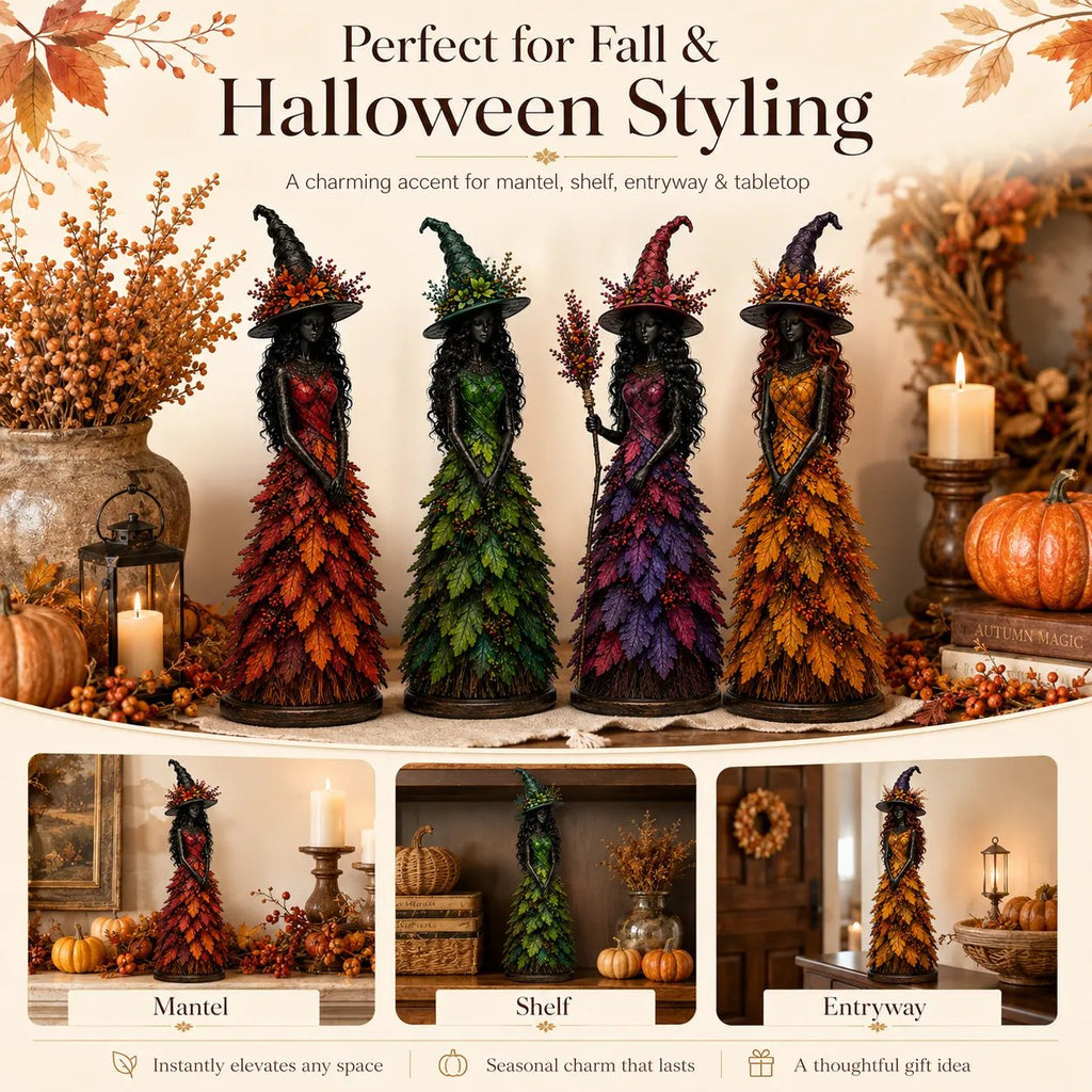 🔥Halloween Early Bird Special: Enjoy 70% OFF——🧙Enchanted Autumn Witch Figurine (✨2026 Limited Edition)