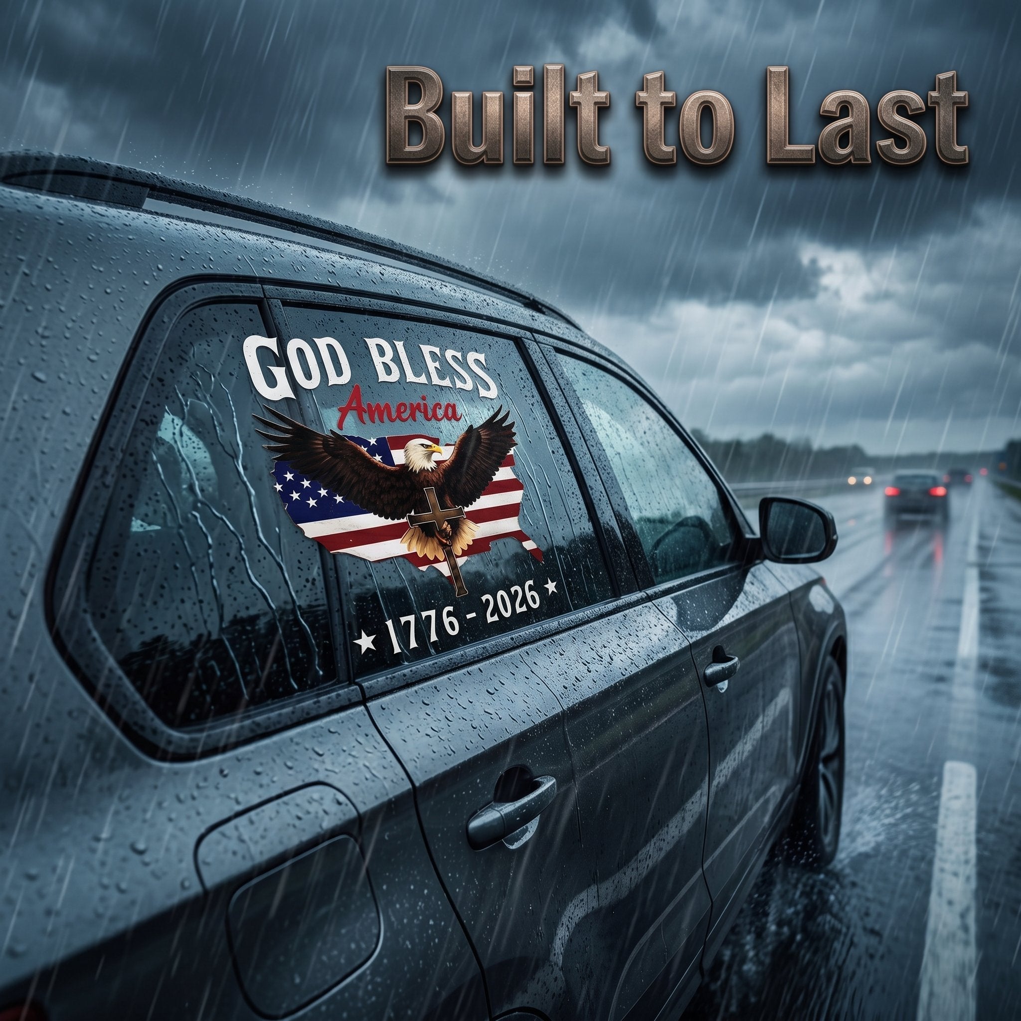 🔥 LAST DAY – 50% OFF——🦅 God Bless America: 2026 Semicentennial Sticker