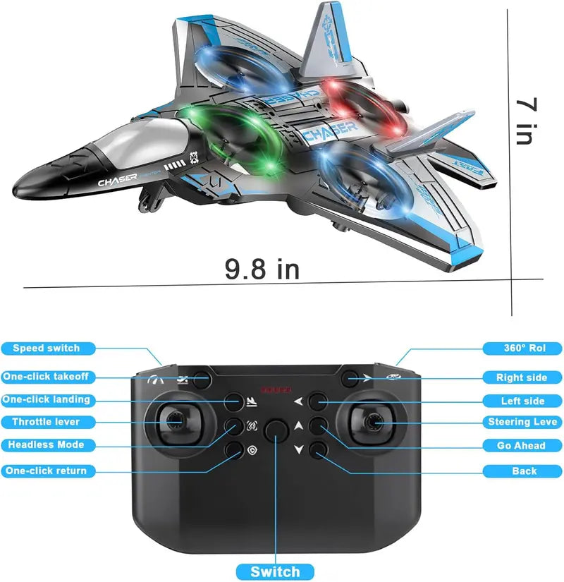 🔥Last Day 70% OFF——2.4G Remote Control Stunt Fighter Plane