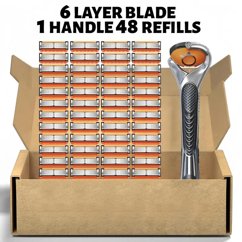 🚨 LAST DAY! 70% OFF TODAY——Men's Razor Blade Kit🪒