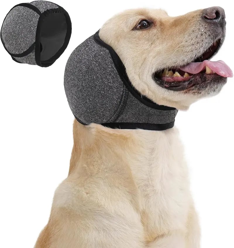 ✨🐶 🔥LAST DAY 60% OFF——Dog Calming Hoodie Ear Wraps for Dogs, Waterproof Dogs Swim Cap