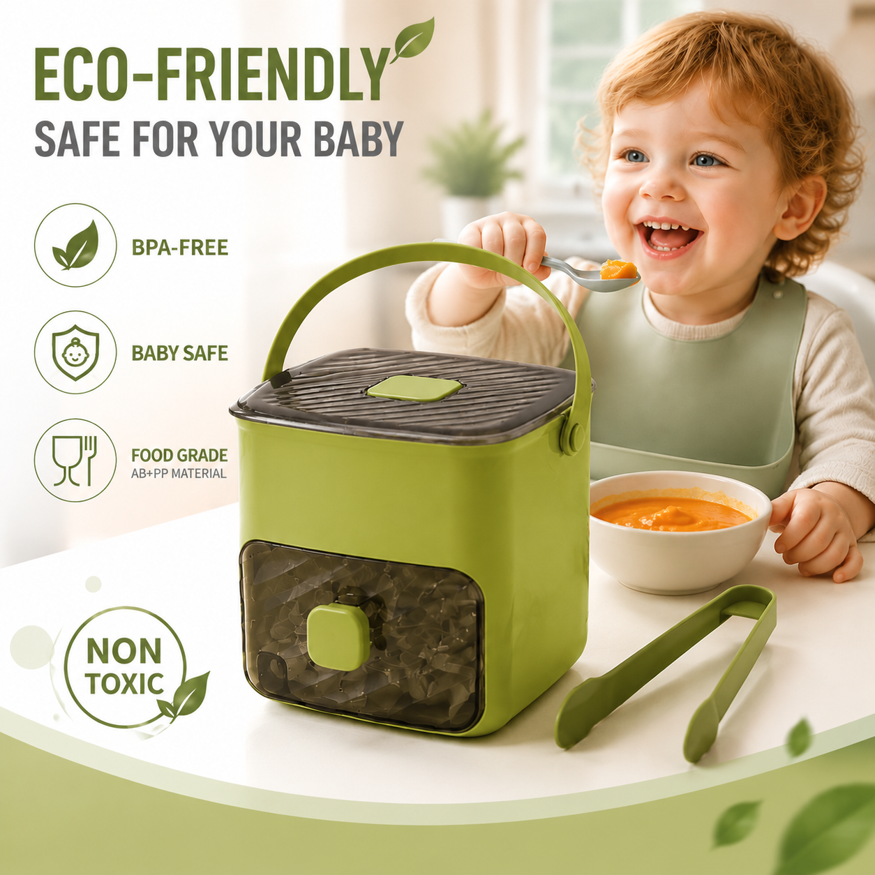🔥 TODAY ONLY – 50% OFF LIMITED rand New Upgraded Ice Cube Tray Press Once, Get Ice Instantly No Scooping.