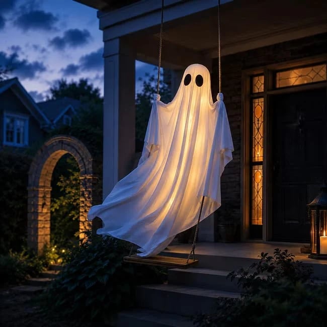 🔥Halloween Early Bird Special: Enjoy 70% OFF——Halloween Hanging Swing Ghost