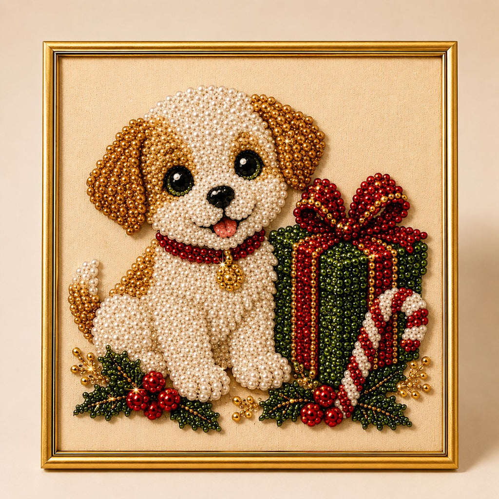 🎁 Early Christmas Special — Save 50% OFF Today! DIY Christmas Festive Pet Pearl Diamond Painting Art Kit