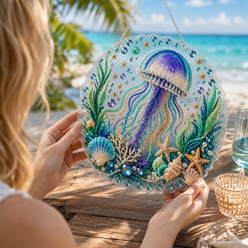 🔥Last Day 70% OFF——🌊✨Ocean Theme Pearl Art DIY Kit