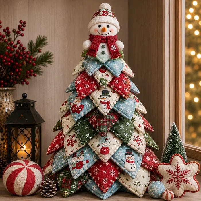 🔥LAST DAY 70% OFF - 🎄🧵DIY Quilted Christmas Tree Kit – Handmade Fabric Holiday Tabletop Tree Decor