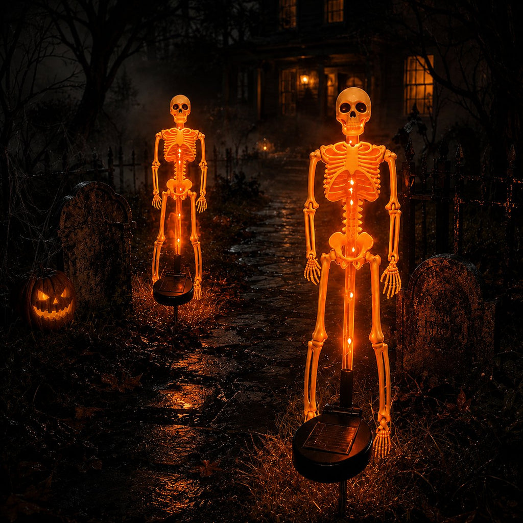 💥 Last Day 48% OFF——💀 Solar Skeleton Yard Stake