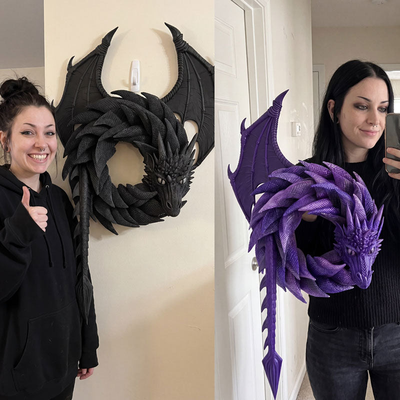 🔥Last Day 70% OFF —— Handmade Dragon Wreath