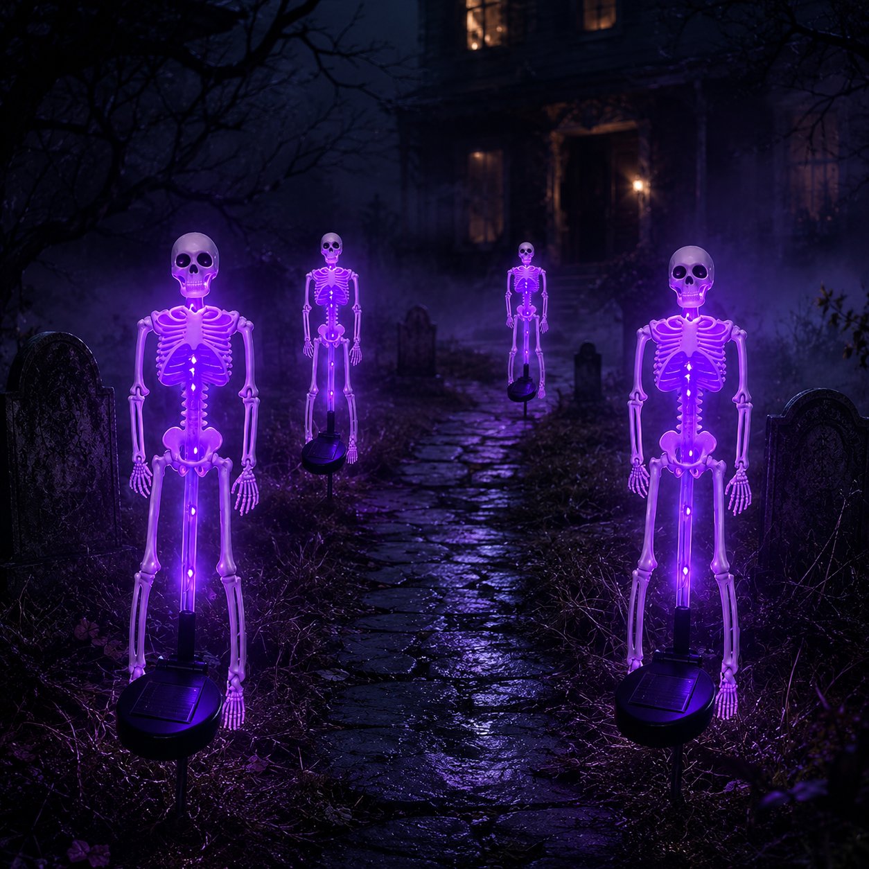 💥 Last Day 48% OFF——💀 Solar Skeleton Yard Stake