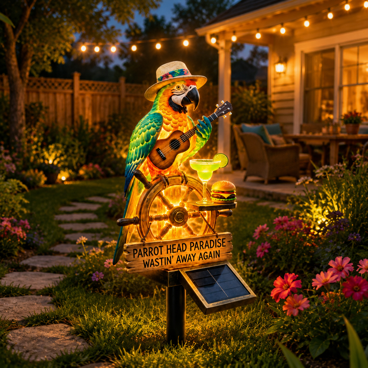 🔥Last Day 50% OFF🔥 - 🌴 Solar-Powered Parrot Garden Light Summer Fun