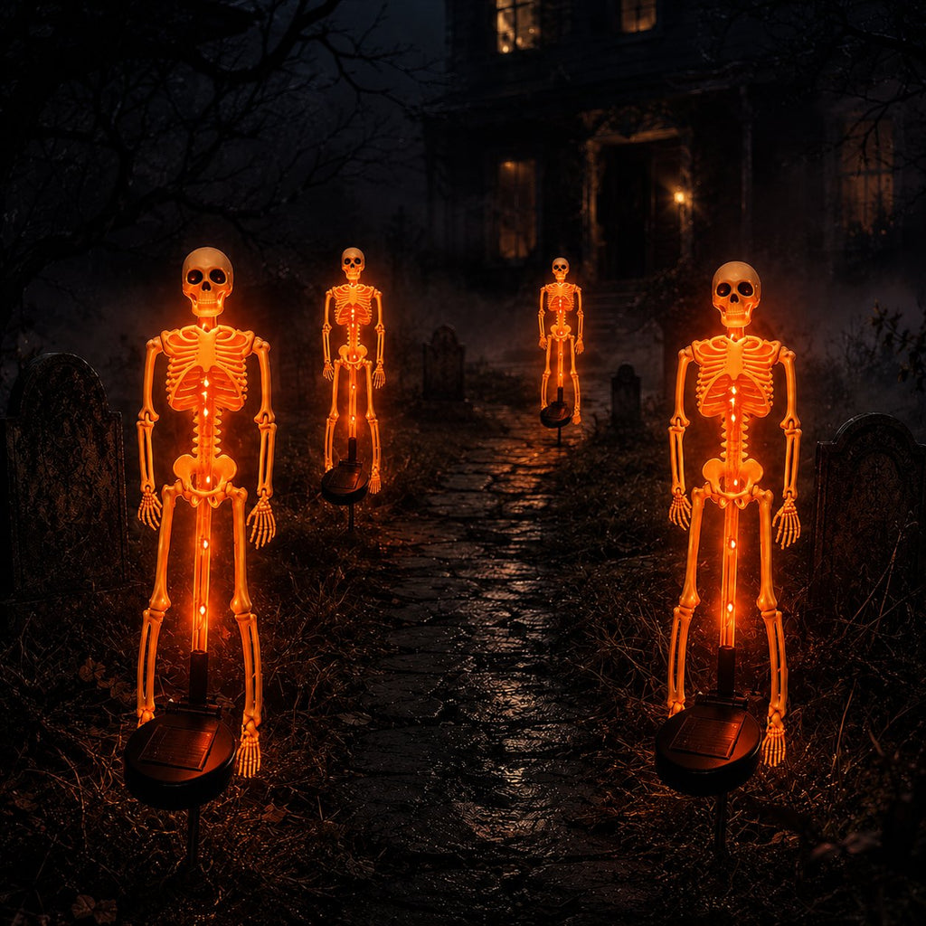 💥 Last Day 48% OFF——💀 Solar Skeleton Yard Stake