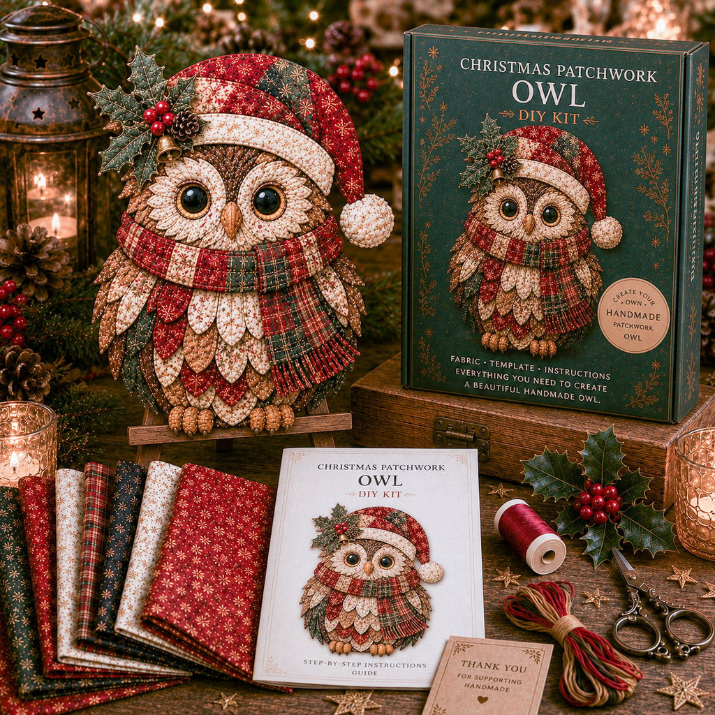 🎁LAST DAY — LIMITED TIME 70% OFF！🎅Kit decorazioni fai da te in tessuto patchwork natalizio