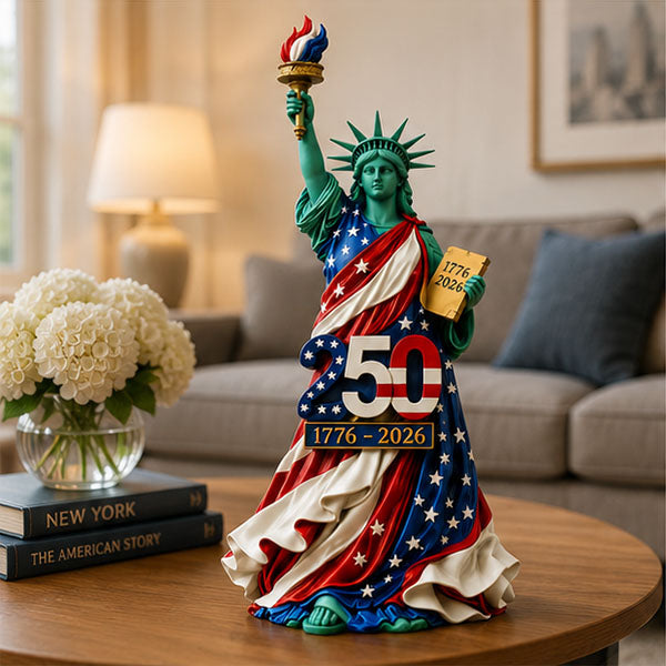 🔥Limited-time promotion🔥Handmade USA 250th Anniversary Statue of Liberty Figurine