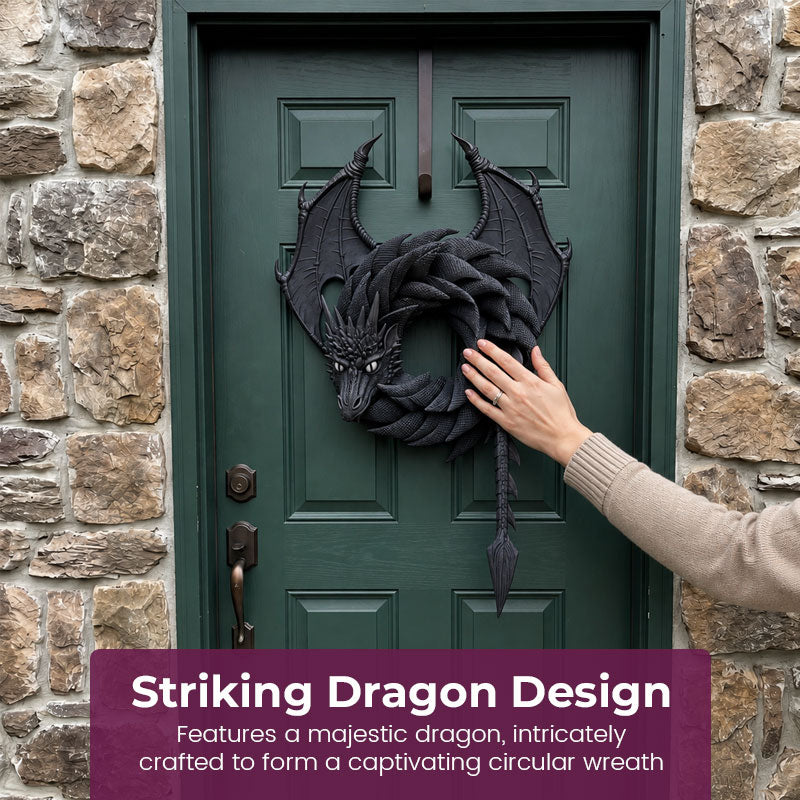 🔥Last Day 70% OFF —— Handmade Dragon Wreath