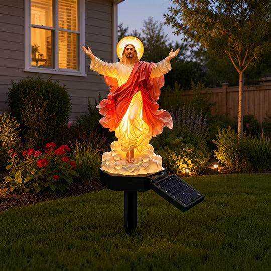 🔥Last Day 70% OFF🔥—— Jesus Christ Ascension Solar Garden Light