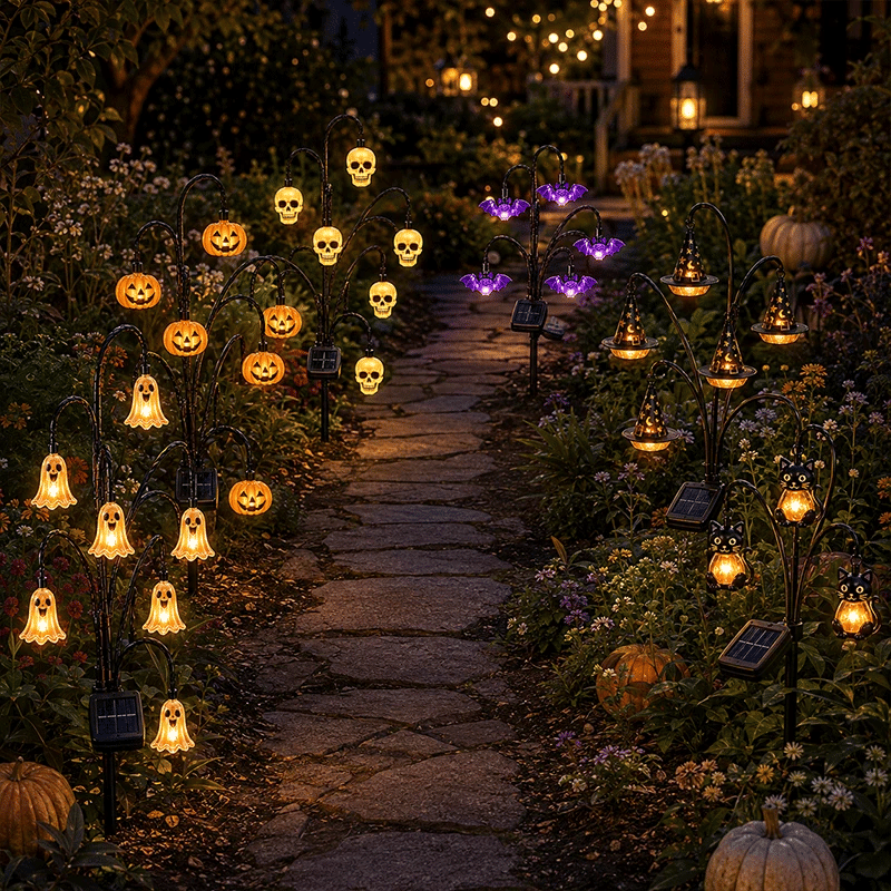 🔥Halloween Early Bird Special: Enjoy 70% OFF——🎃 Halloween Solar Tree Stump Light