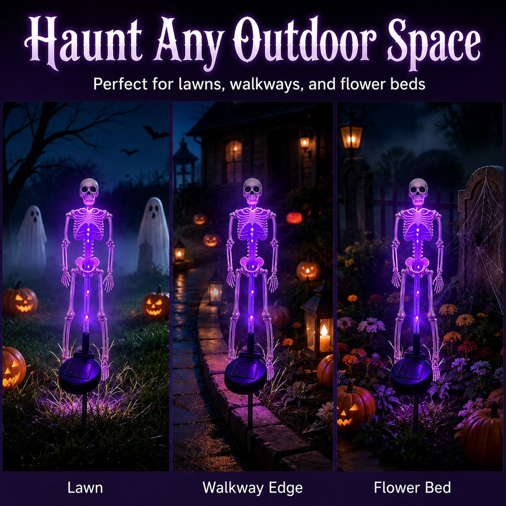 💥 Last Day 48% OFF——💀 Solar Skeleton Yard Stake