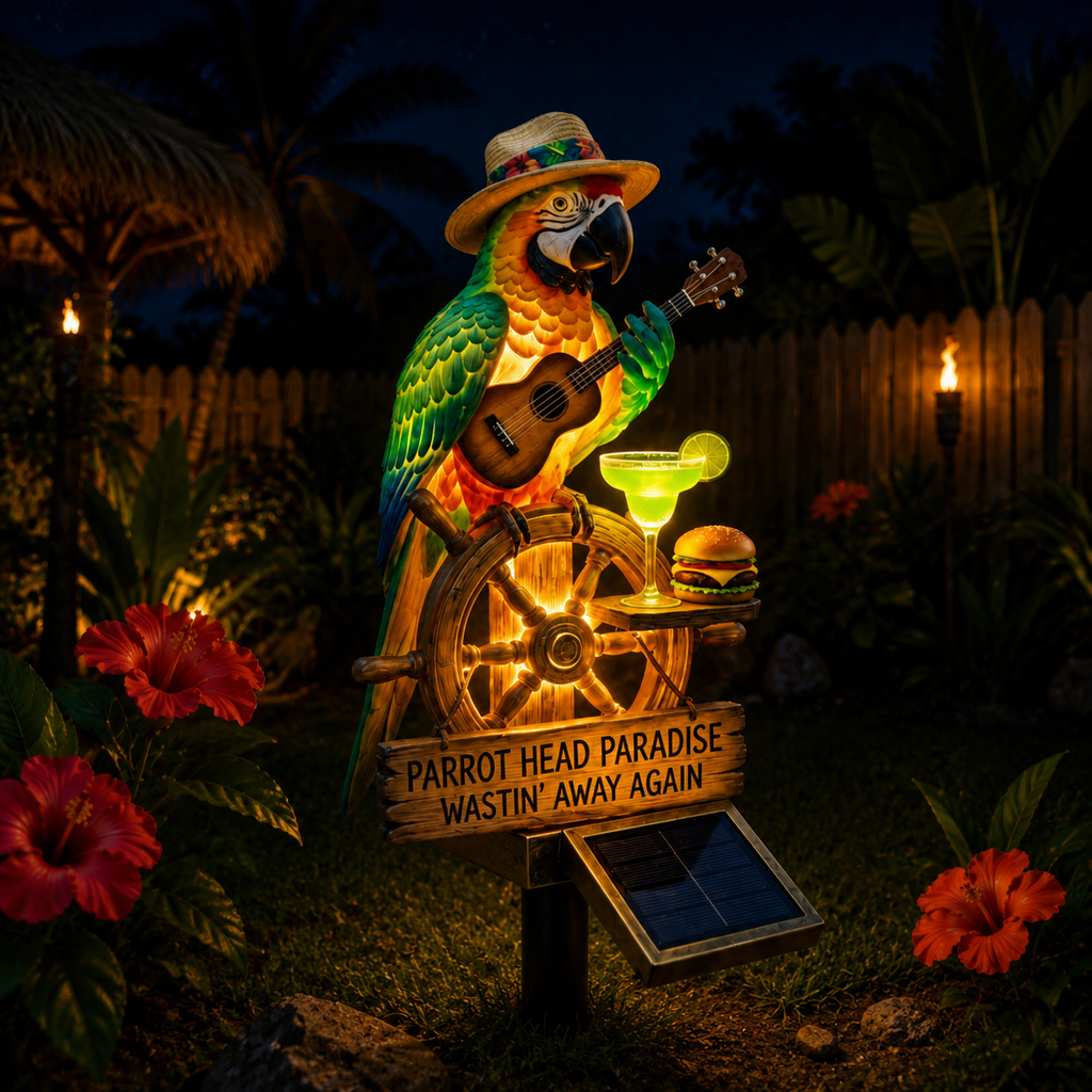 🔥Last Day 50% OFF🔥 - 🌴 Solar-Powered Parrot Garden Light Summer Fun