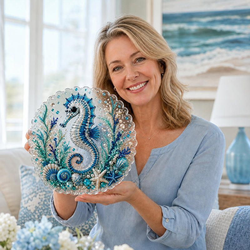 🔥Last Day 70% OFF——🌊✨Ocean Theme Pearl Art DIY Kit
