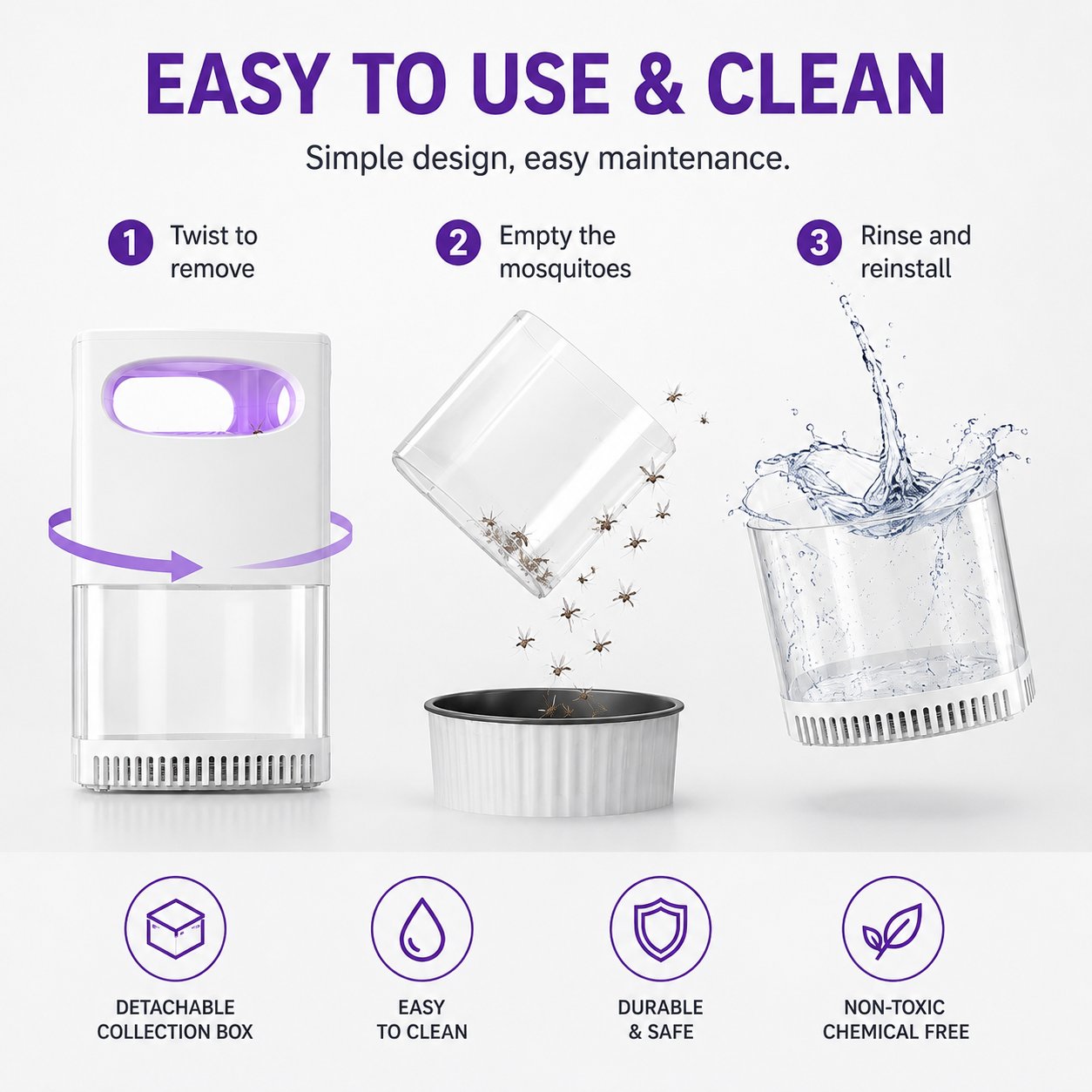 🔥Limited time 50% OFF🔥-🦟UV Mosquito Killer Lamp