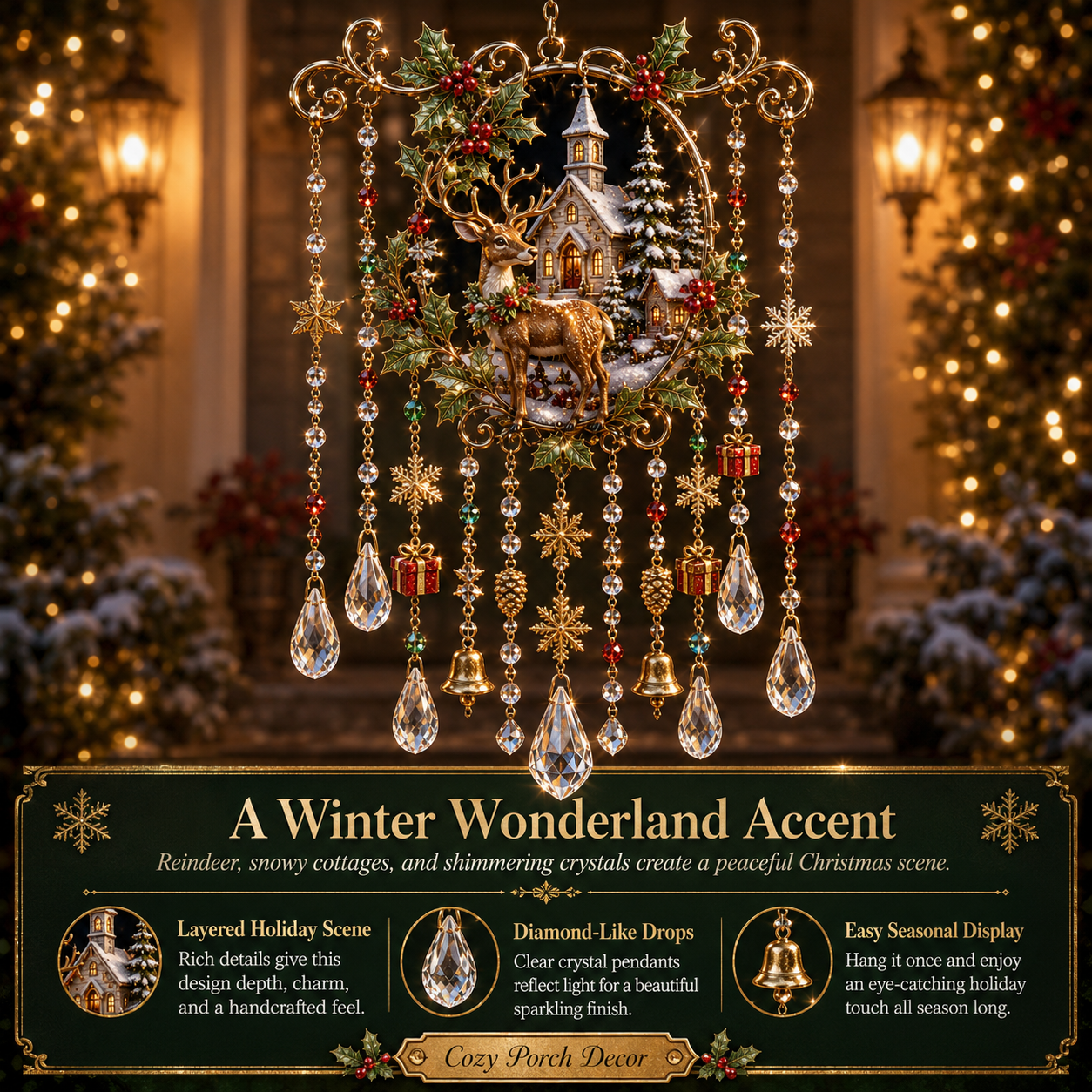 🎁Last Day — Limted Time 70% OFF！Magical Christmas Wind Chime