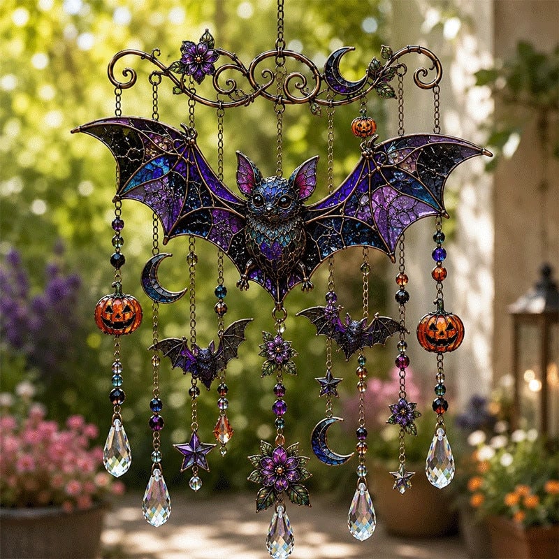 🔥Halloween Early Bird Special: Enjoy 70% OFF —— Halloween Themed Crystal Wind Chime