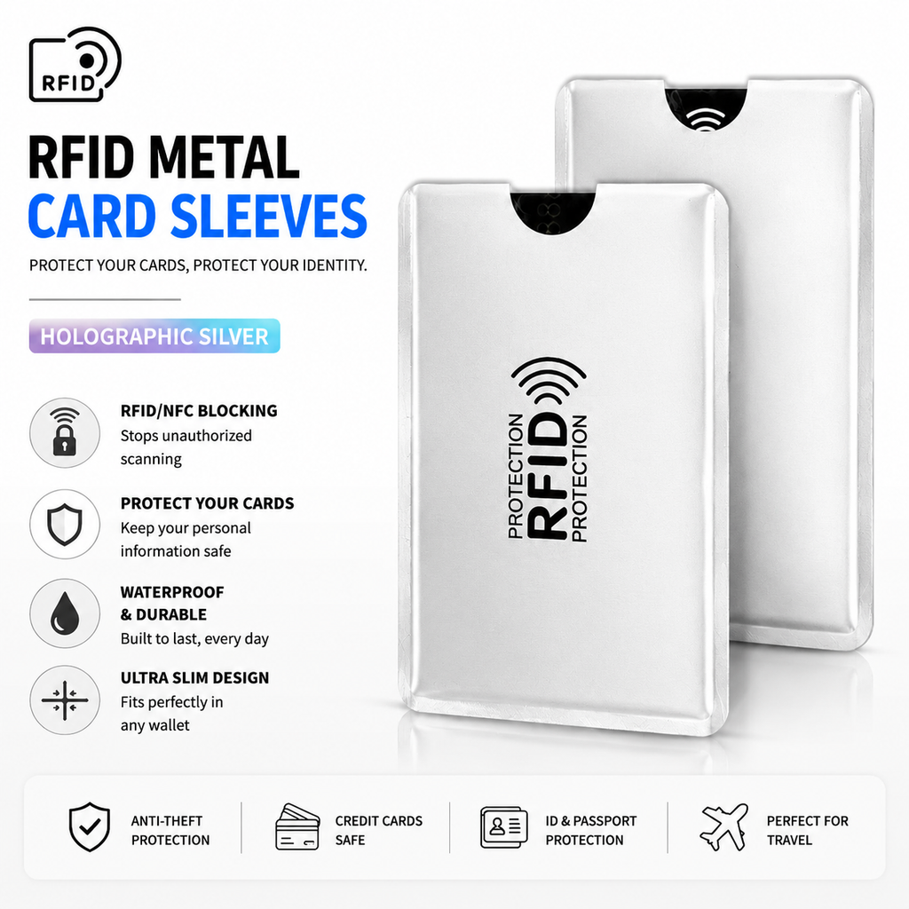🔥Only Today—50% OFF Limited Time Offer, RFID Blocking Card Sleeves