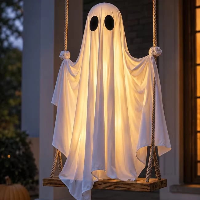 🔥Halloween Early Bird Special: Enjoy 70% OFF——Halloween Hanging Swing Ghost