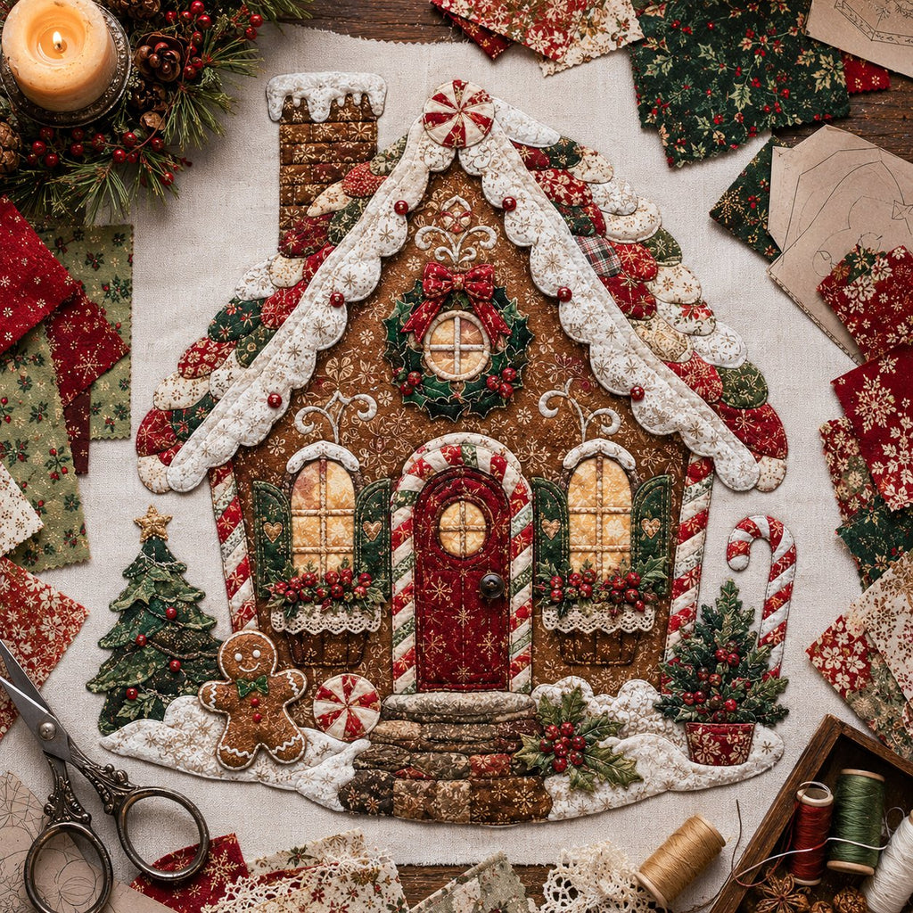 🎁LAST DAY — LIMITED TIME 70% OFF！🎅Kit decorazioni fai da te in tessuto patchwork natalizio