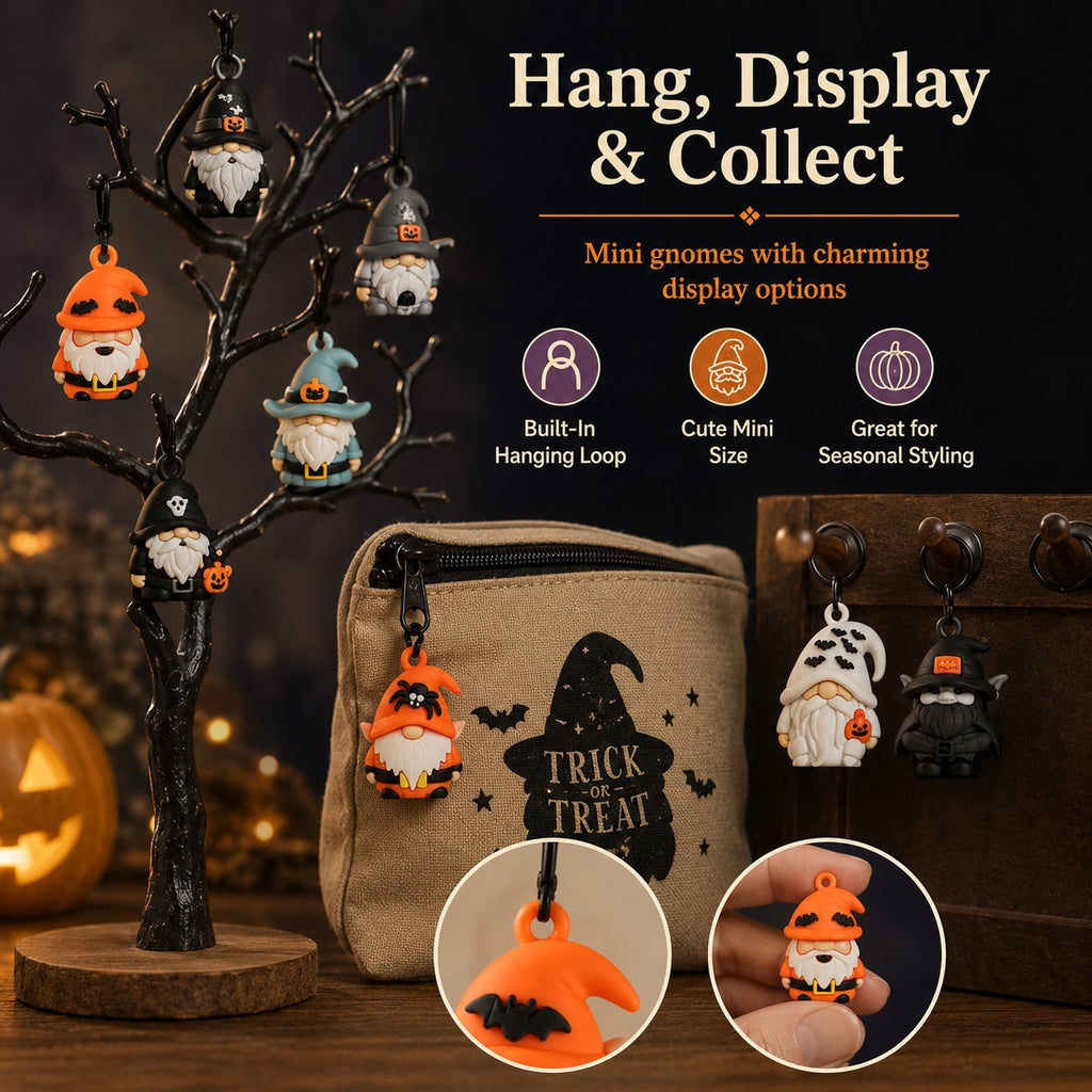 🔥Halloween Early Bird Special: Enjoy 50% OFF——24 Days of Halloween Gnome Surprise Figures Advent Calendar Box