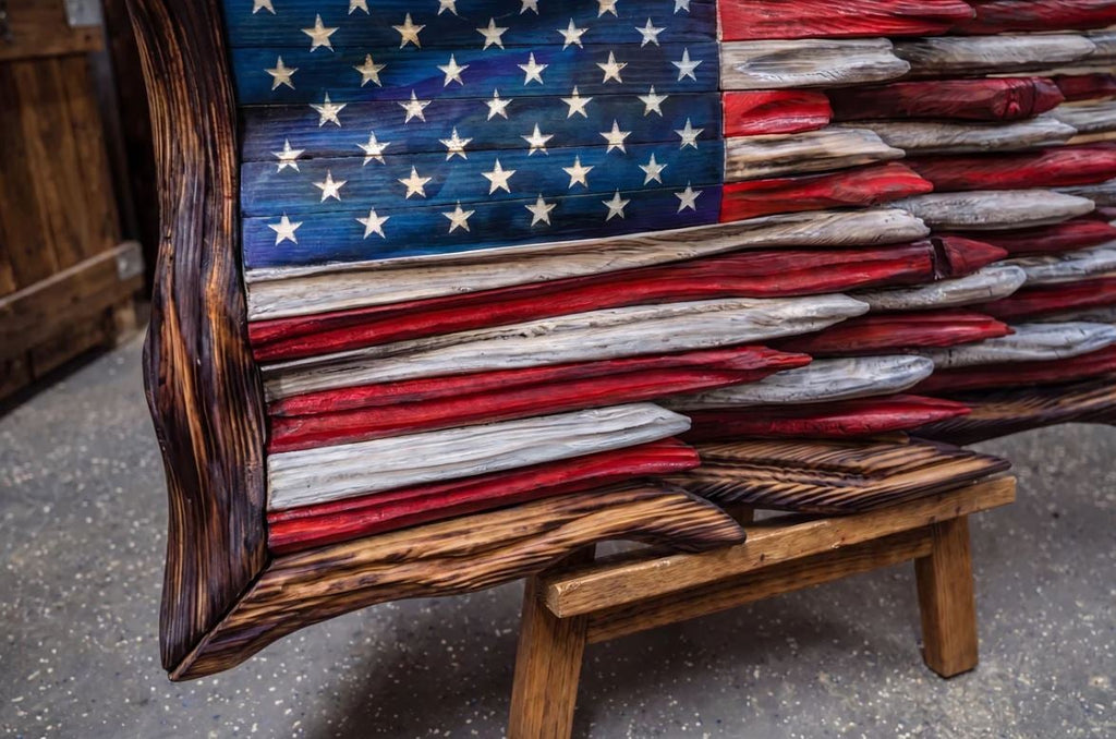 🚨 LAST DAY! 70% OFF TODAY —— 🇺🇸 Battle Worn Wooden Flag