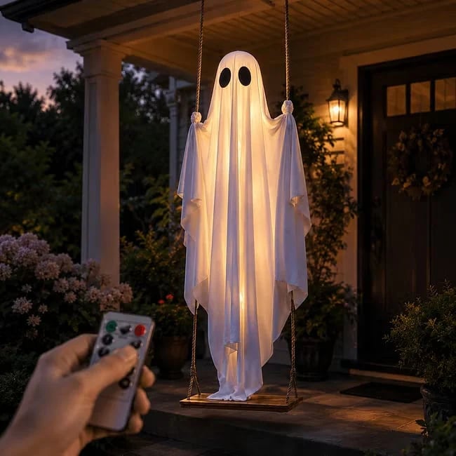 🔥Halloween Early Bird Special: Enjoy 70% OFF——Halloween Hanging Swing Ghost