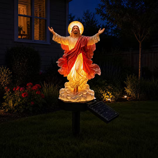 🔥Last Day 70% OFF🔥—— Jesus Christ Ascension Solar Garden Light