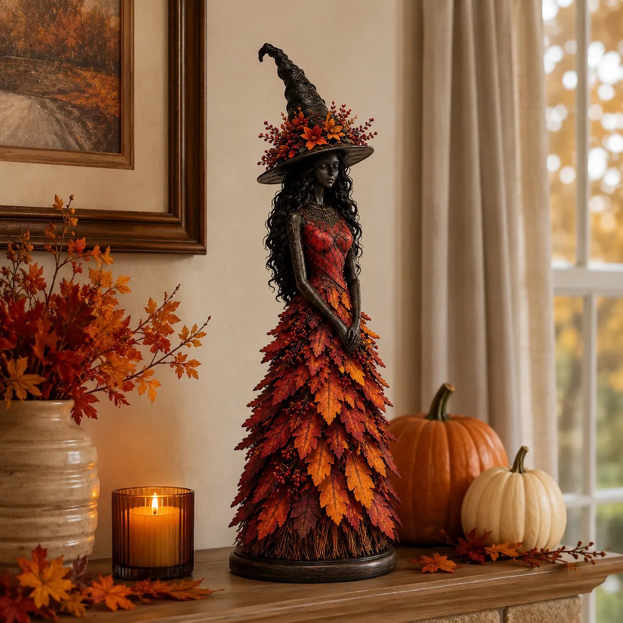 🔥Halloween Early Bird Special: Enjoy 70% OFF——🧙Enchanted Autumn Witch Figurine (✨2026 Limited Edition)
