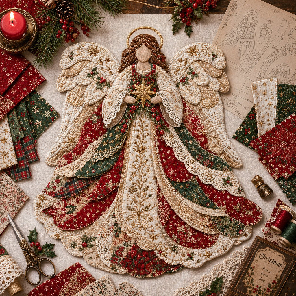 🎁LAST DAY — LIMITED TIME 70% OFF！🎅Kit decorazioni fai da te in tessuto patchwork natalizio