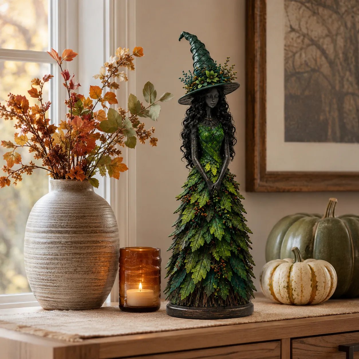 🔥Halloween Early Bird Special: Enjoy 70% OFF——🧙Enchanted Autumn Witch Figurine (✨2026 Limited Edition)